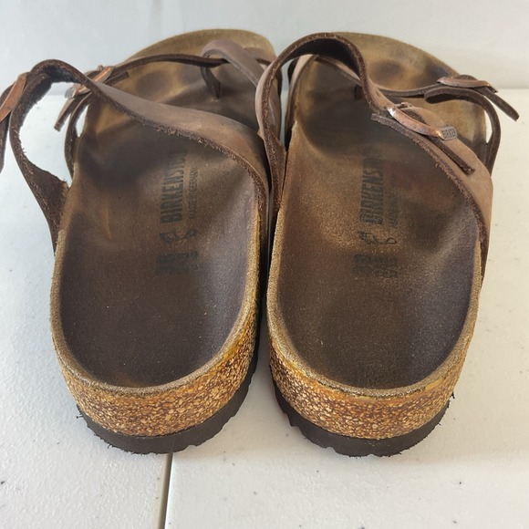 Birkenstock Mayari Sandals Brown Birko-Flor Size 38 EU Women's Comfort Shoes - Picture 2 of 8